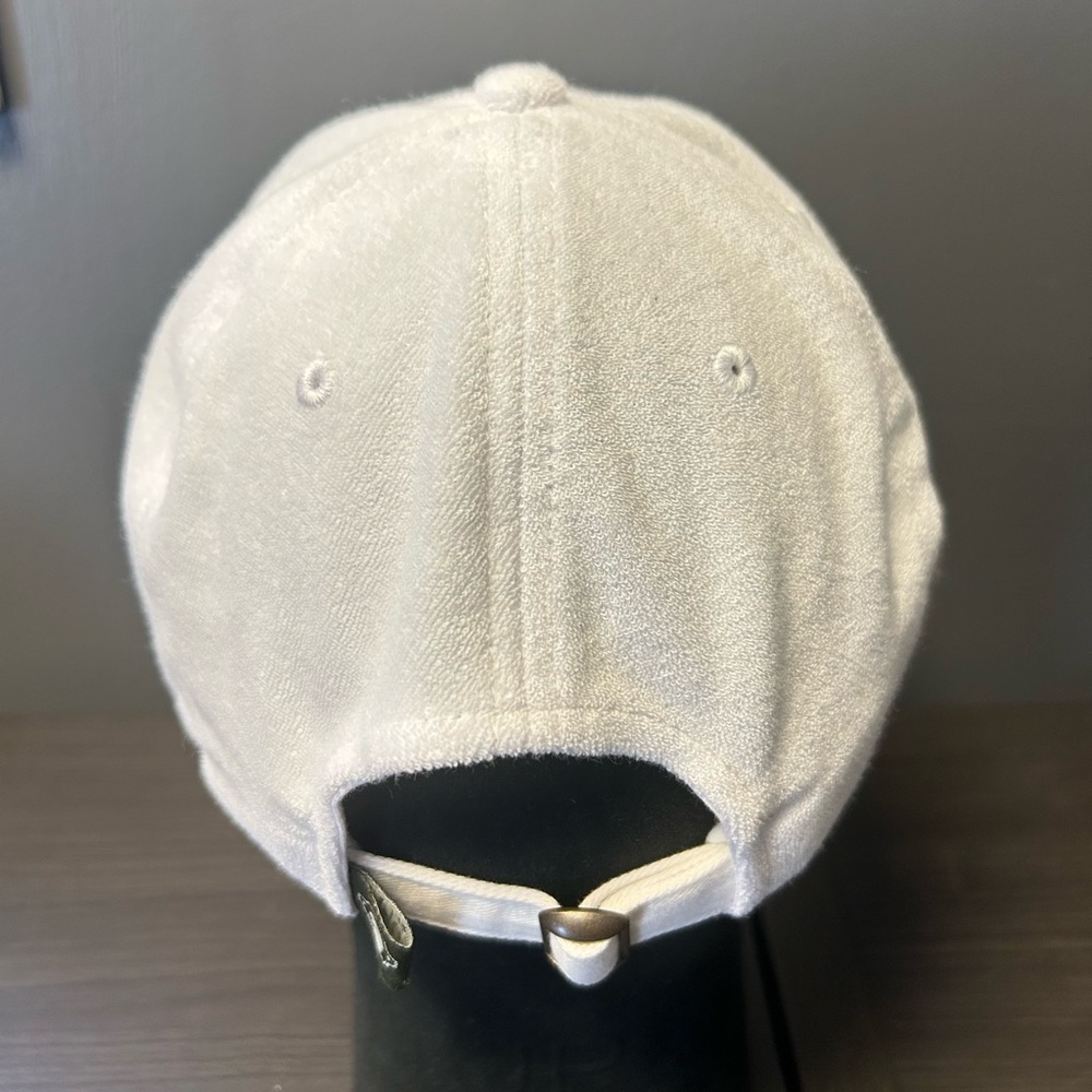 Howler Brothers NWT StrapBack Hat Sunset Palm White Terry Cloth Beach Resortwear - Picture 6 of 12
